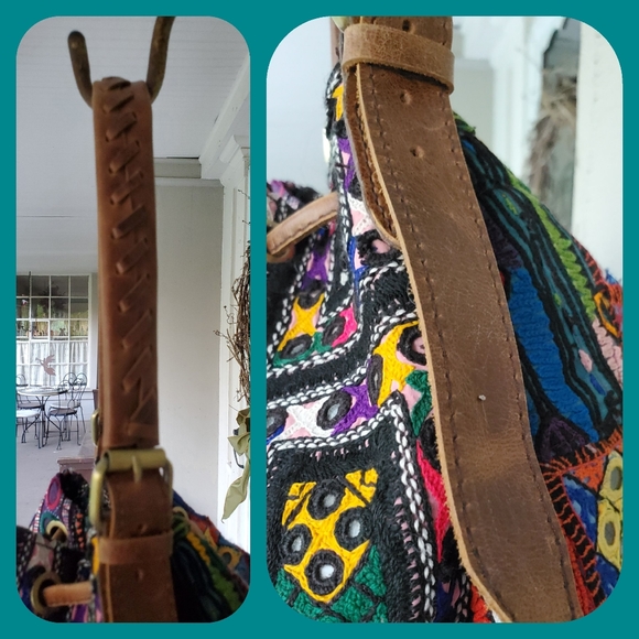 Artisan Boho Hippie Banjara patchwork bag handmade - Picture 5 of 16